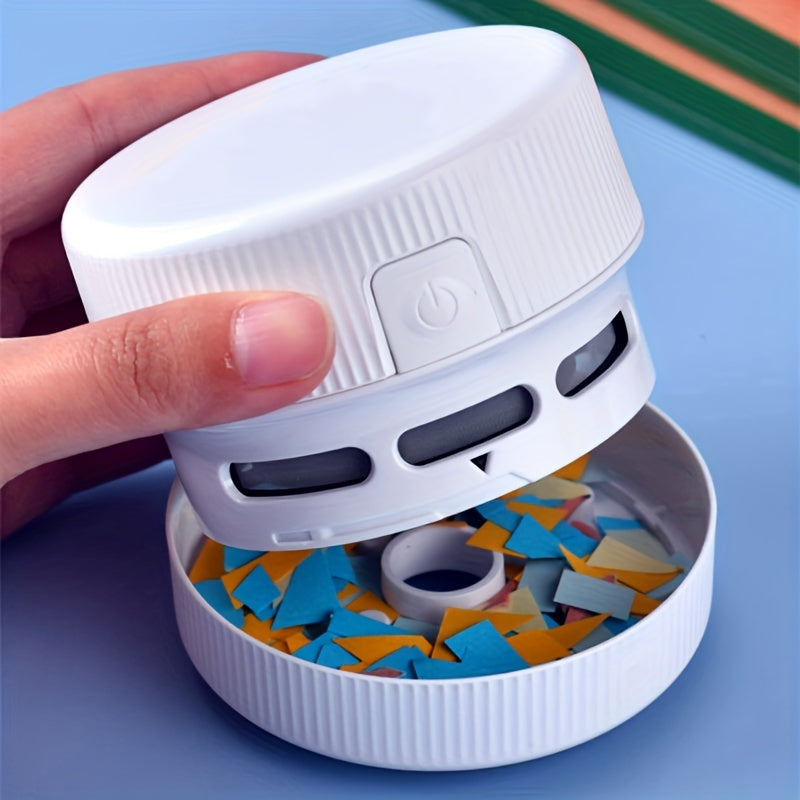 Compact Portable Vacuum Cleaner, Perfect For Home, Office, And Car Use! Mini Cute Desktop Dust Cleaner, Desktop Cleaner, Portable Corner Table Vacuum Cleaner Mini Cute Vacuum Cleaner Dust Sweeping