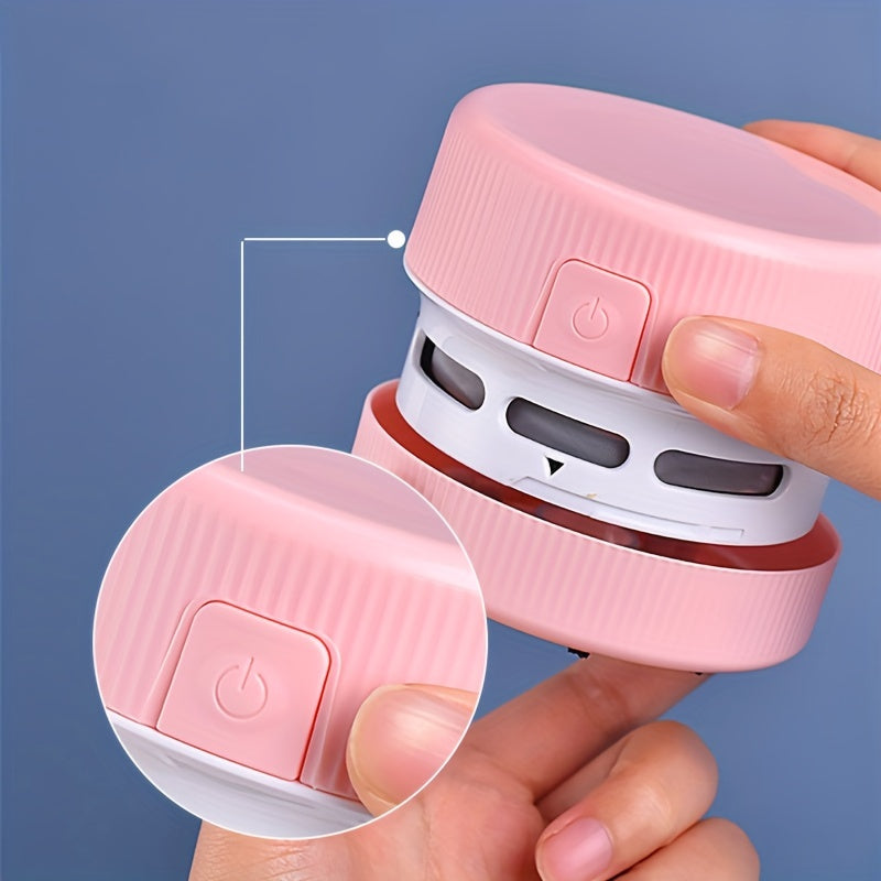 Compact Portable Vacuum Cleaner, Perfect For Home, Office, And Car Use! Mini Cute Desktop Dust Cleaner, Desktop Cleaner, Portable Corner Table Vacuum Cleaner Mini Cute Vacuum Cleaner Dust Sweeping