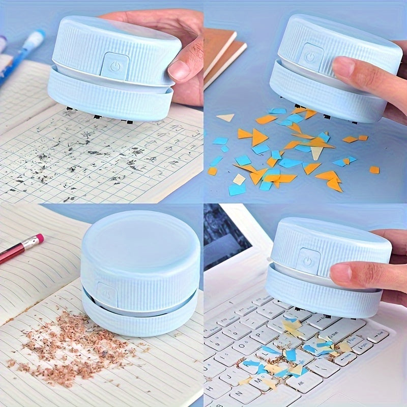 Mini Desktop Vacuum Cleaner: Cute, Keep Your Desk Spotless & Dust-Free!