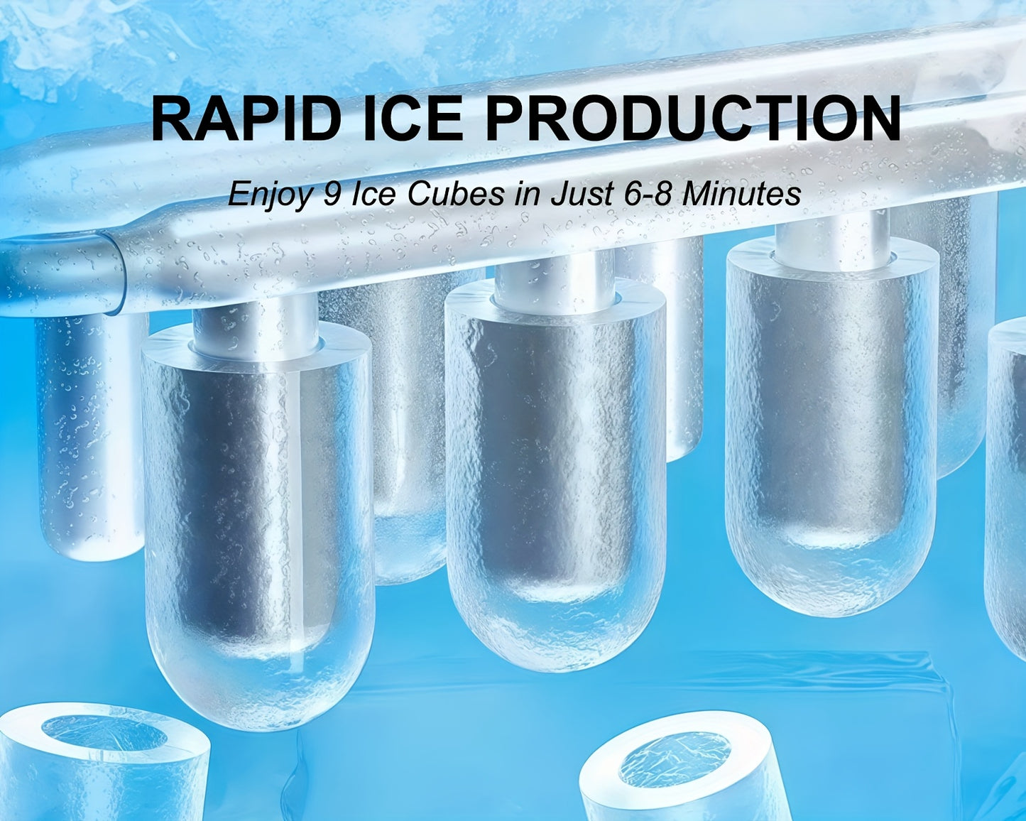 FrostFlow™ – Portable Countertop Ice Maker