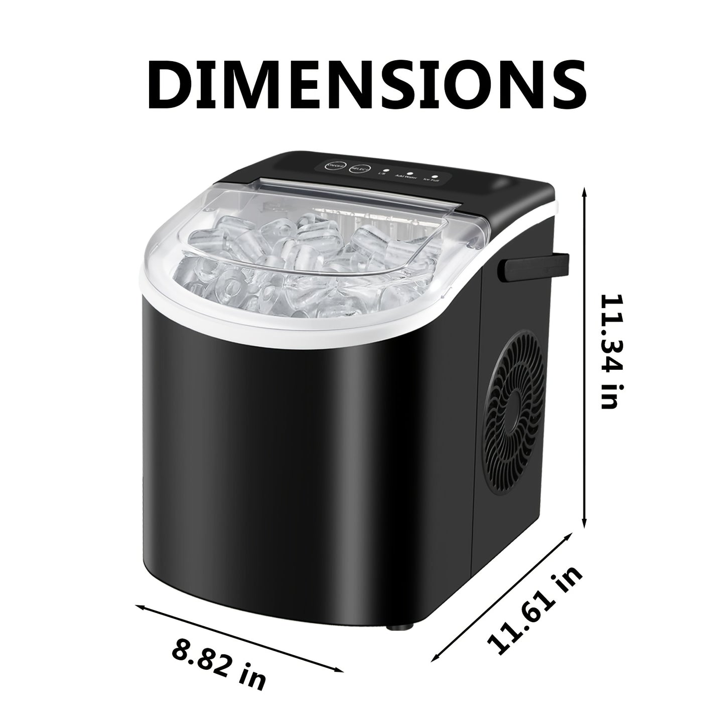 FrostFlow™ – Portable Countertop Ice Maker